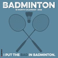 image Badminton 2026 Wall Calendar Main Product Image