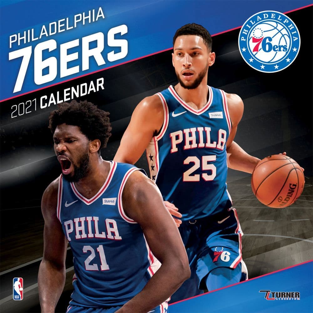Philadelphia 76ers 2021 calendars