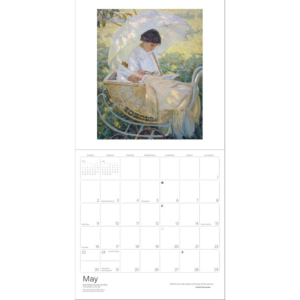 Reading Woman 2027 Wall Calendar Sixth Alternate Image