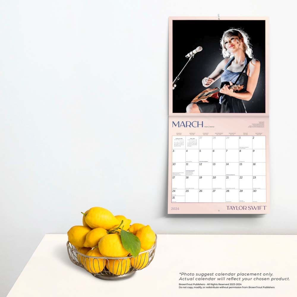 Taylor Swift 2024 Wall Calendar Alternate Image 3