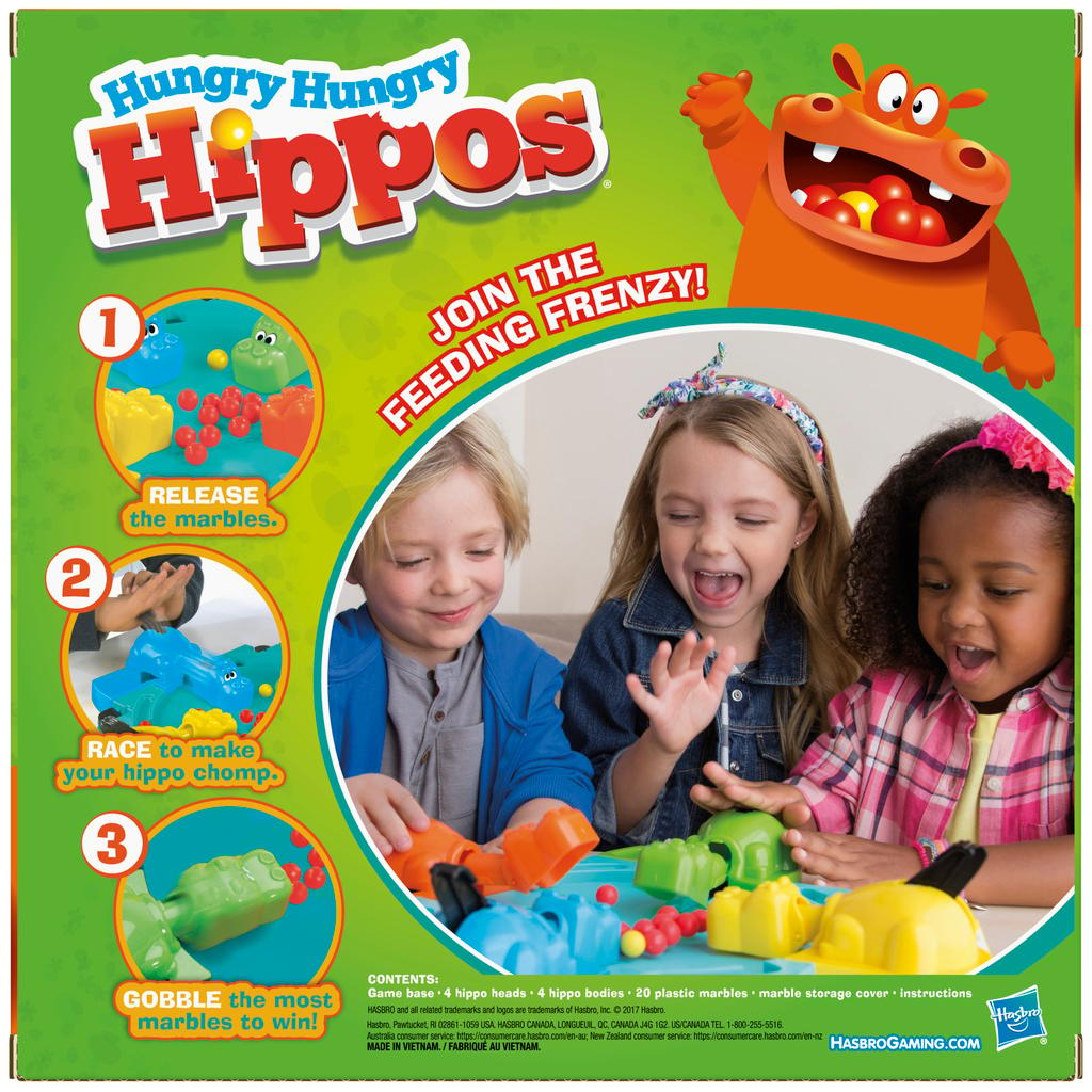 Hungry Hungry Hippos play