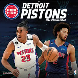 Detroit Pistons 2024 Wall Calendar