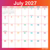 image Rainbow Magic Grip 2027 Wall Calendar Fifth  Alternate Image