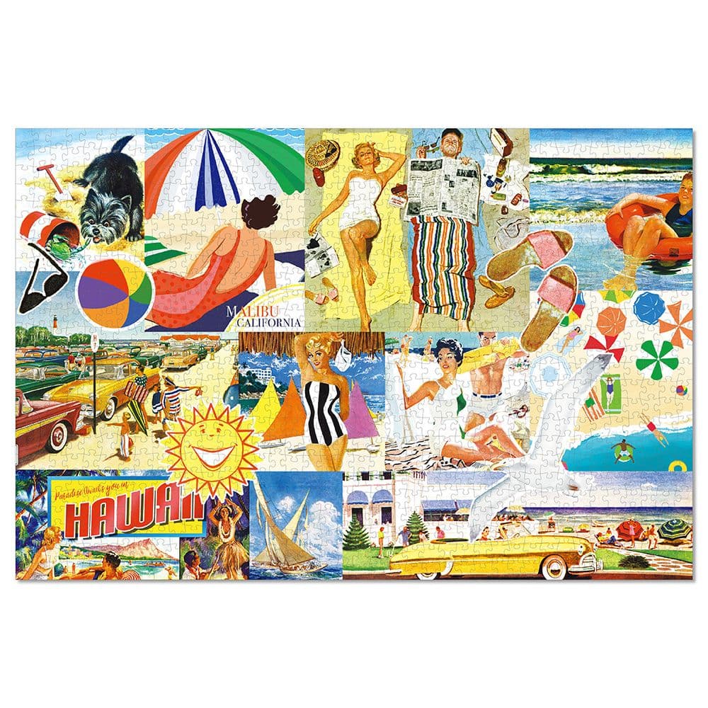 At The Beach 1000 Piece Puzzle First Alternate Image