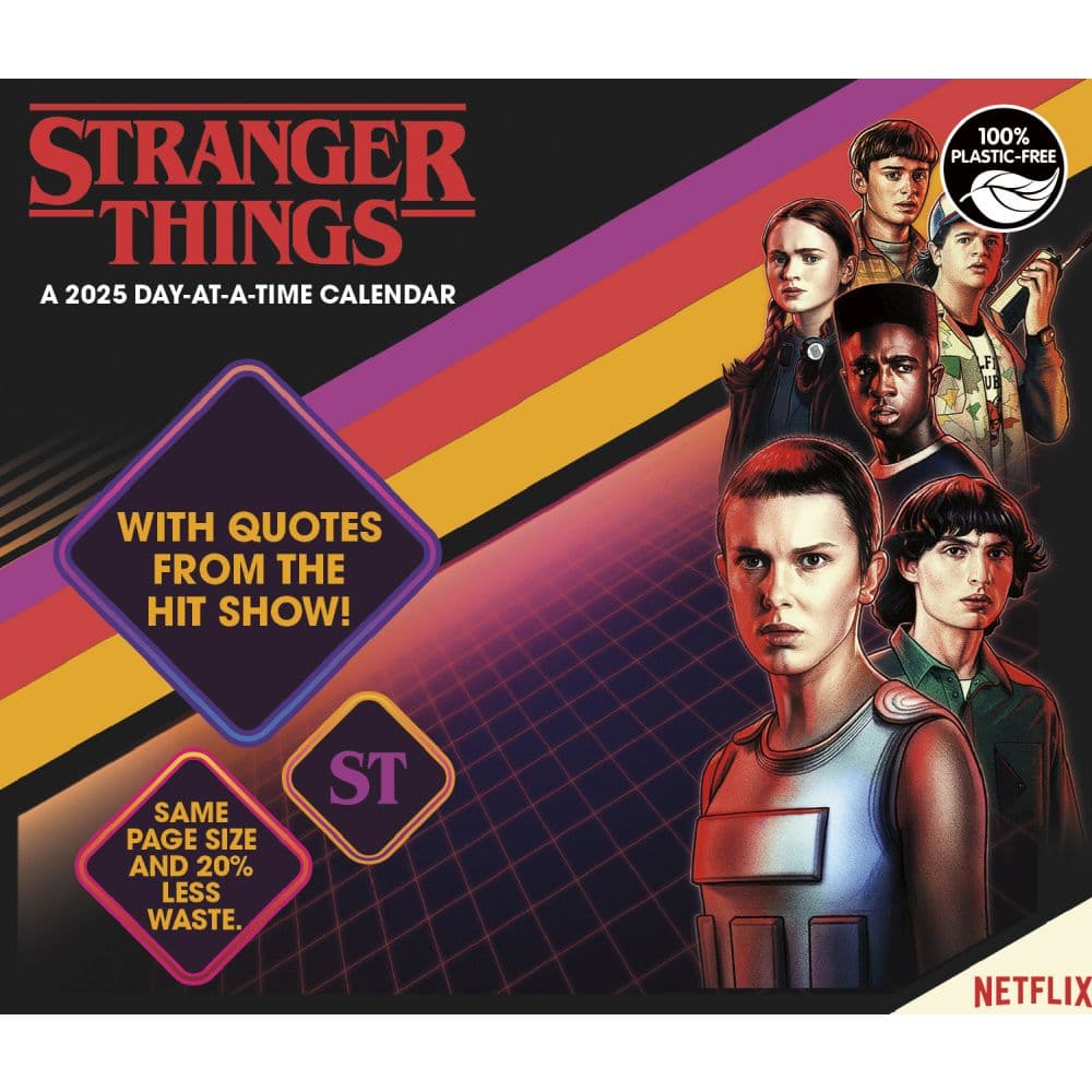 Stranger Things 2025 Desk Calendar Main Image