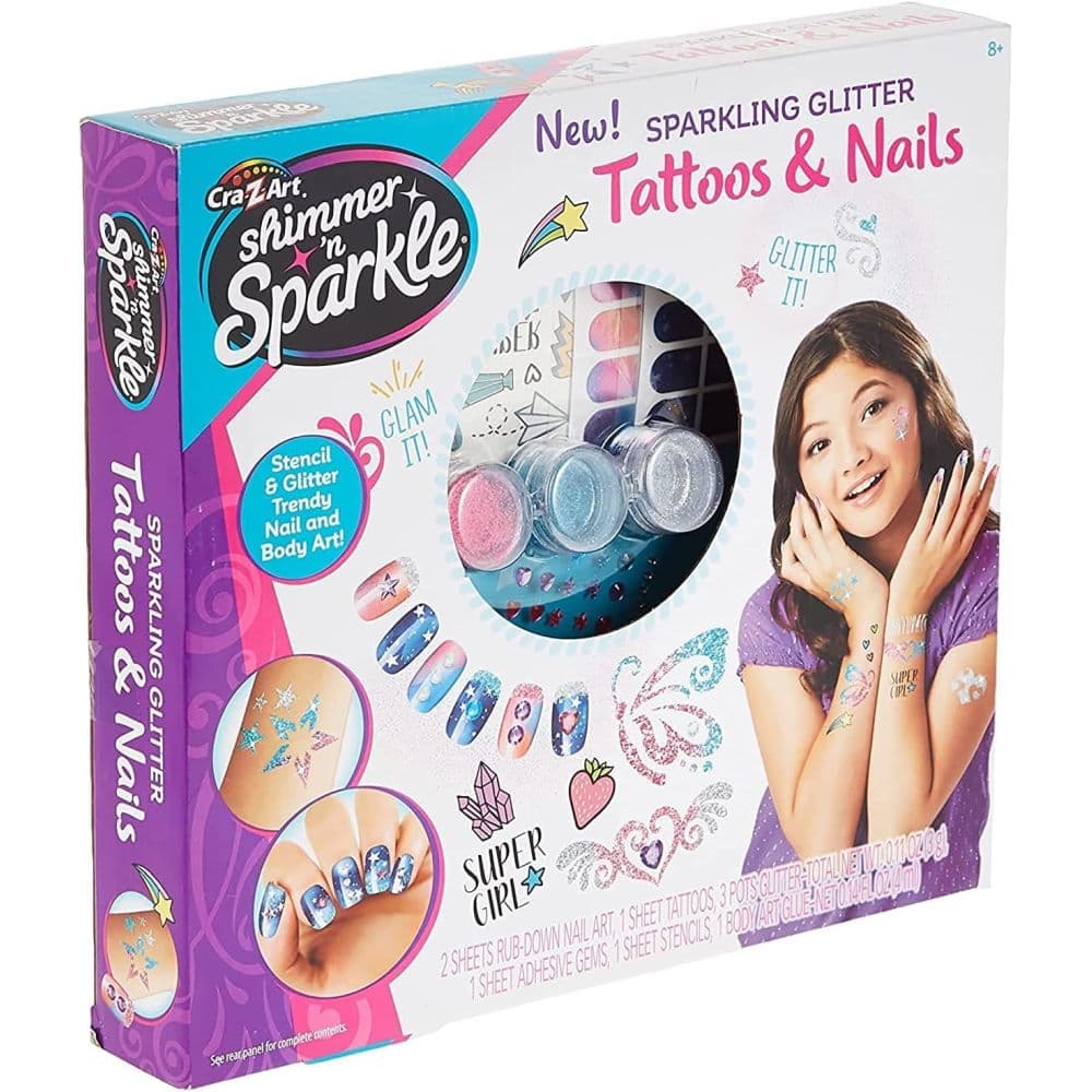 Glitter Nails and Tattoos Second Alternate Image