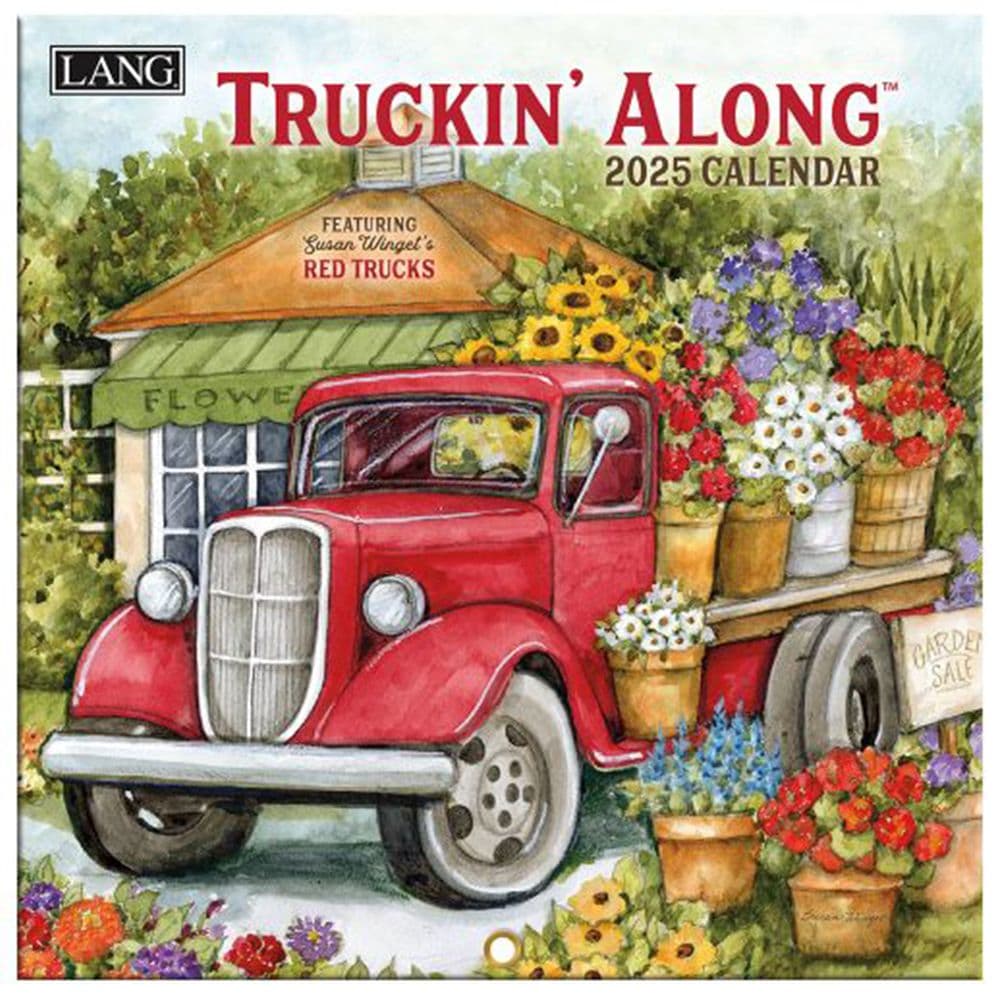 Truckin Along by Susan Winget 2025 Mini Wall Calendar