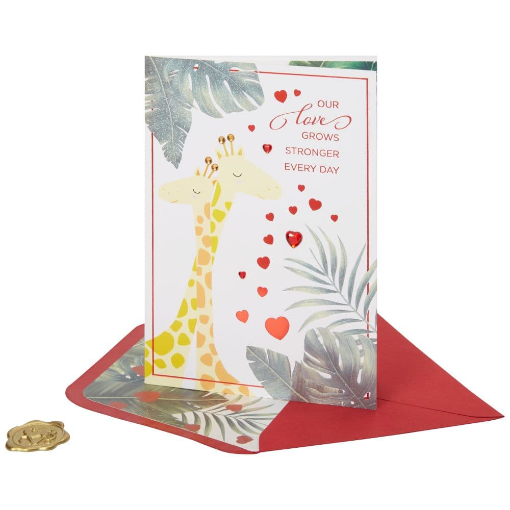 Giraffe Couple Valentine&#39;s Day Card Sixth Alternate Image width=&quot;1000&quot; height=&quot;1000&quot;