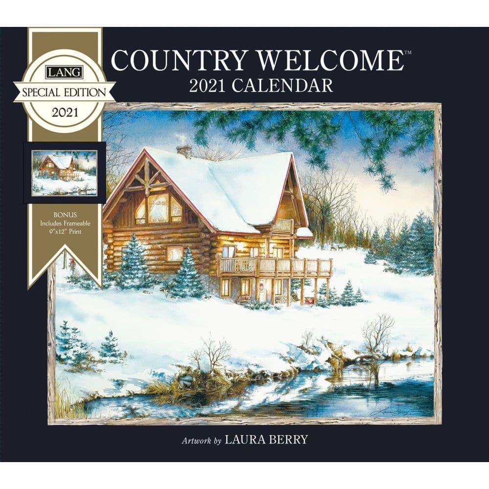 Country Welcome Special Edition Wall Calendar - Calendars.com