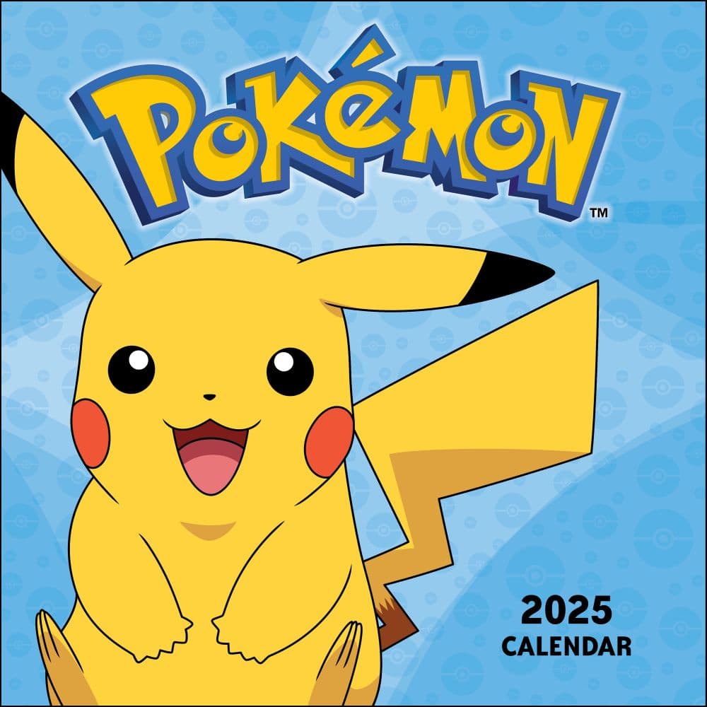 Pokemon 2025 Wall Calendar Main Product Image