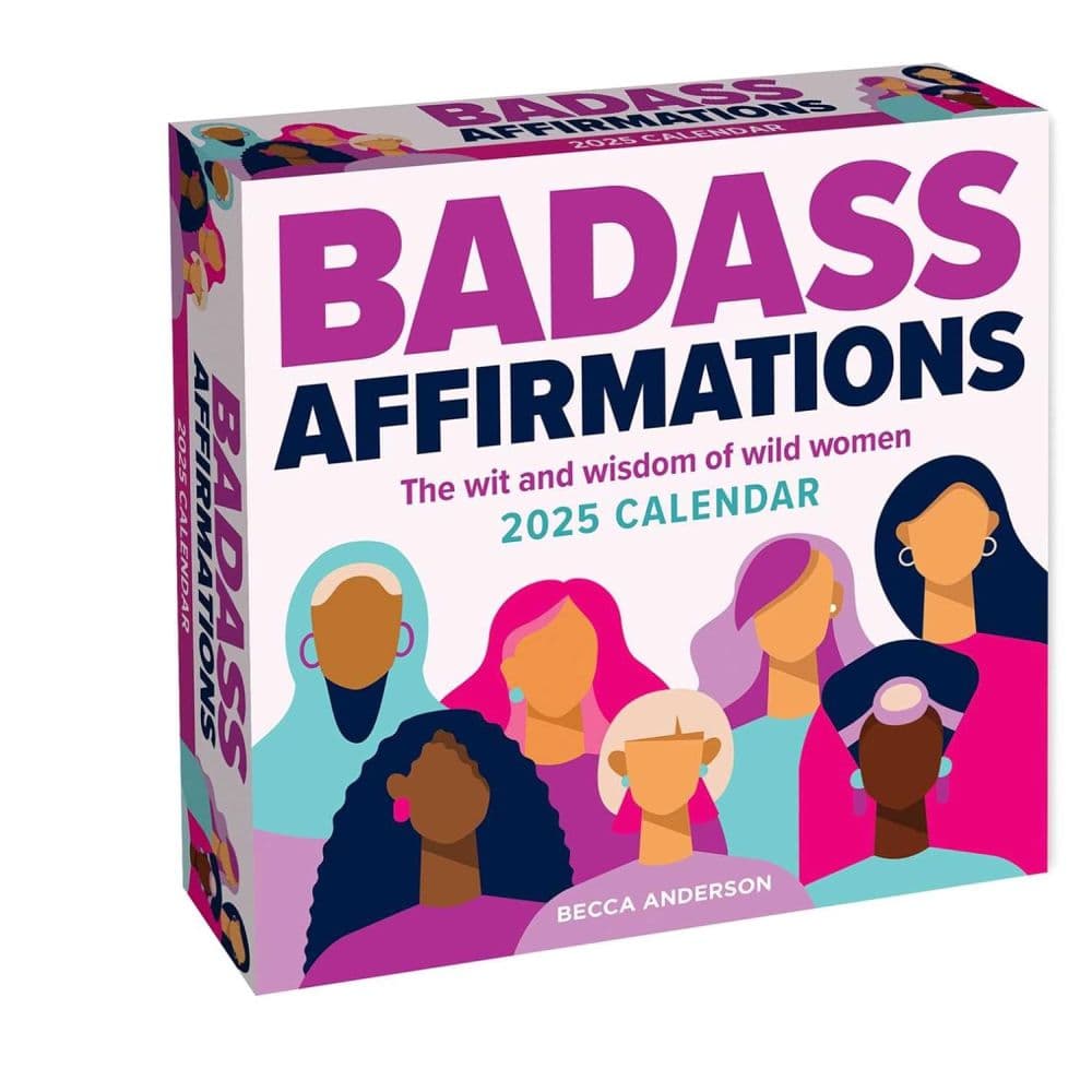 Badass Affirmations 2025 Desk Calendar - Calendars.com