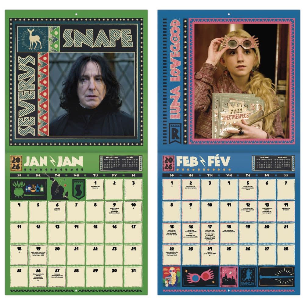 Harry Potter 2026 Wall Calendar Fifth Alternate Image