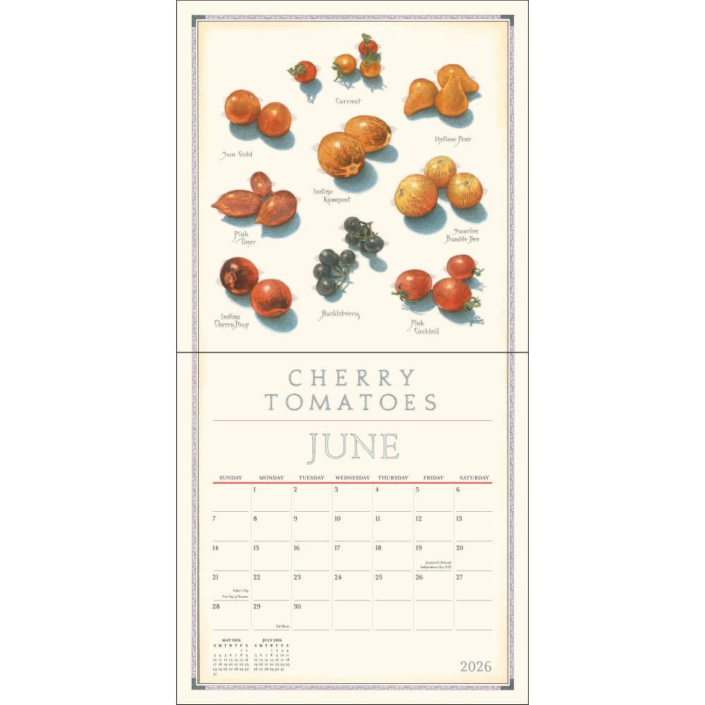 Farmers Market 2026 Wall Calendar Third Alternate Image
