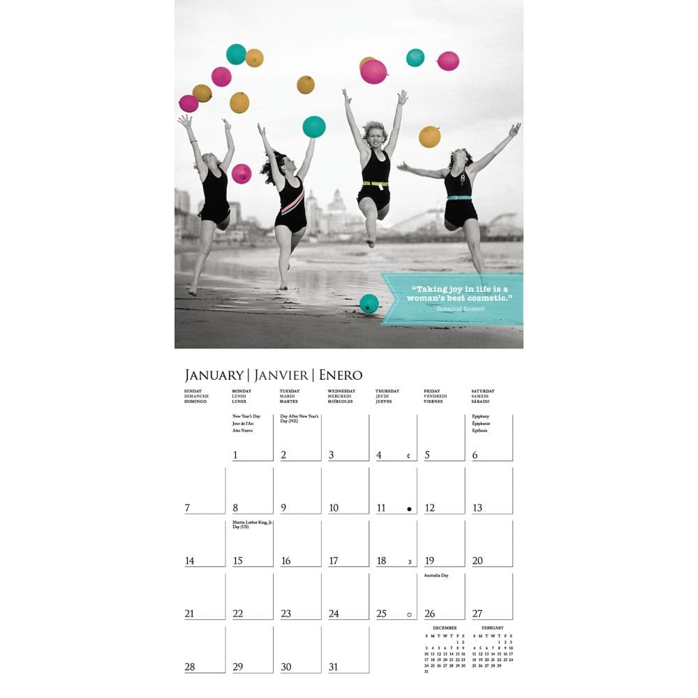 Womens Wit 2024 Mini Wall Calendar