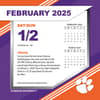 image COL Clemson Tigers 2025 Desk Calendar Second Alternate Image