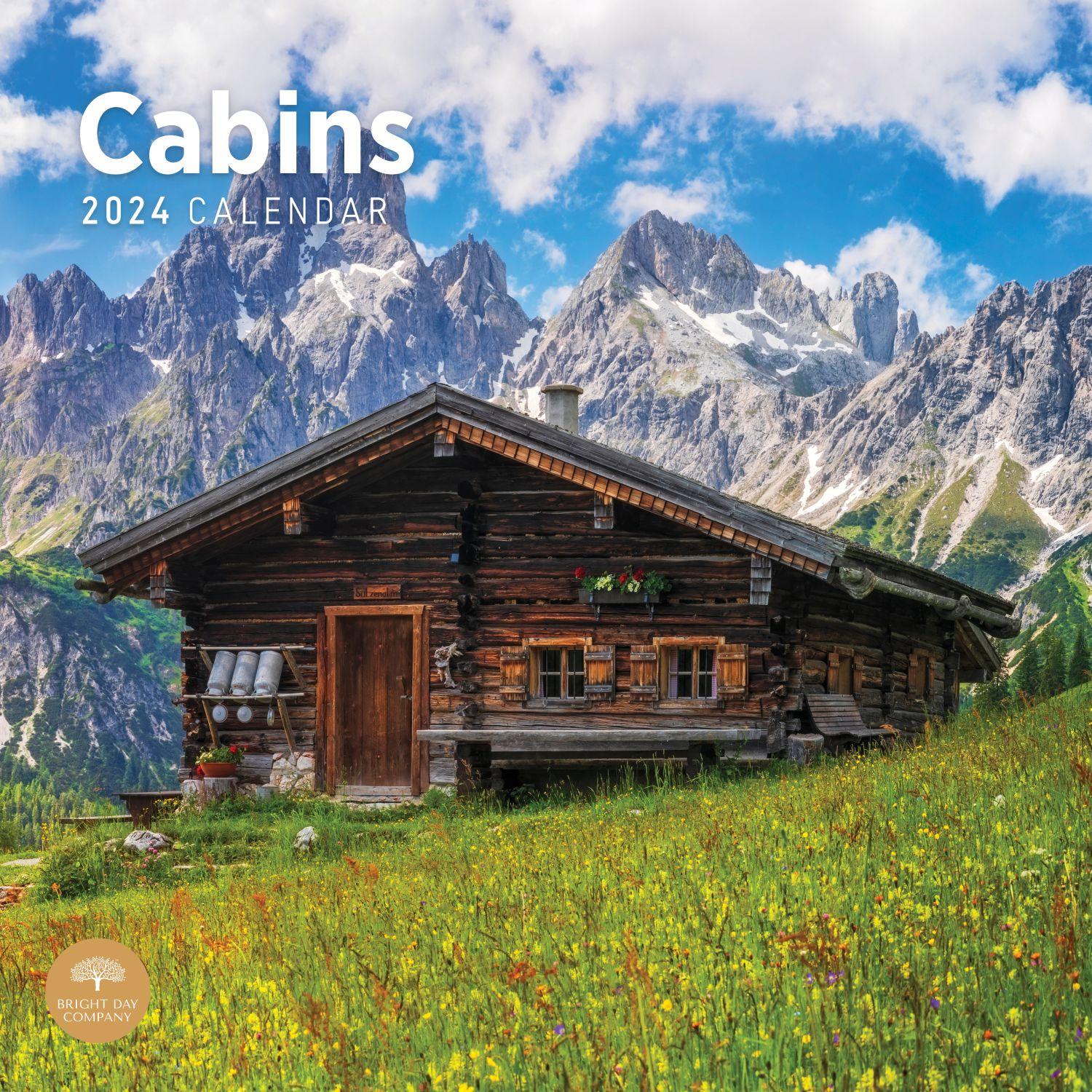 Cabins 2025 Wall Calendar