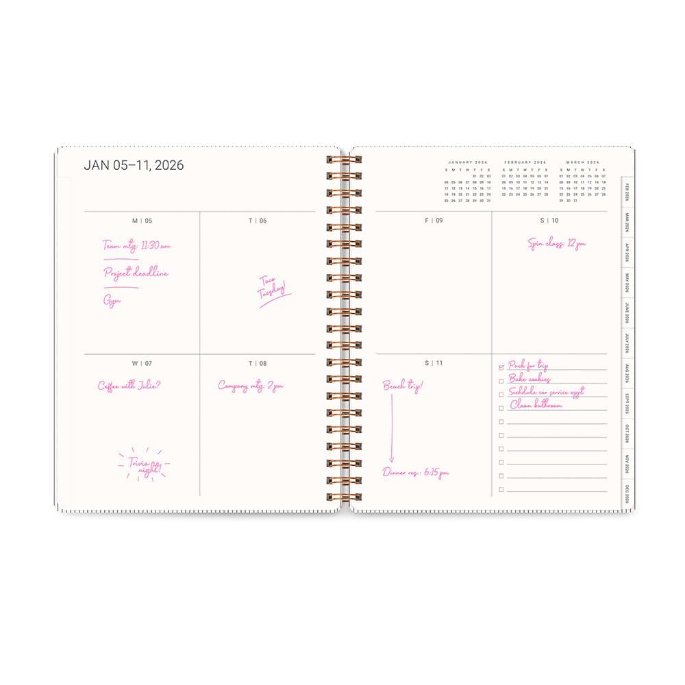 Oxford Blue Baxter 2026 Planner Ninth  Alternate Image