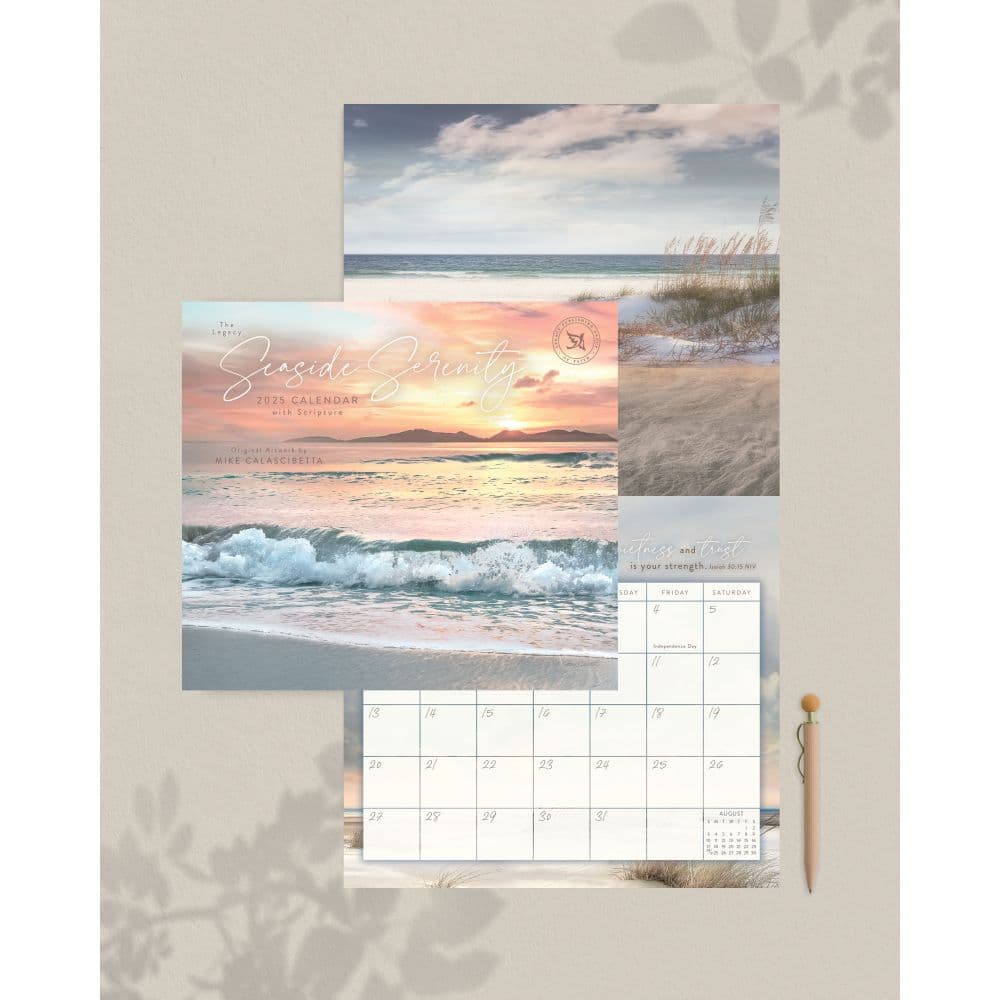 Seaside Serenity 2025 Wall Calendar Third Alternate Image width=&quot;1000&quot; height=&quot;1000&quot;