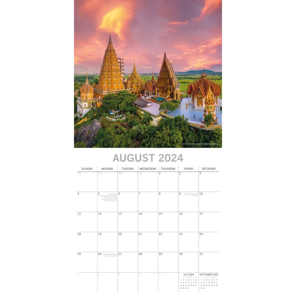 Thailand 2024 Wall Calendar