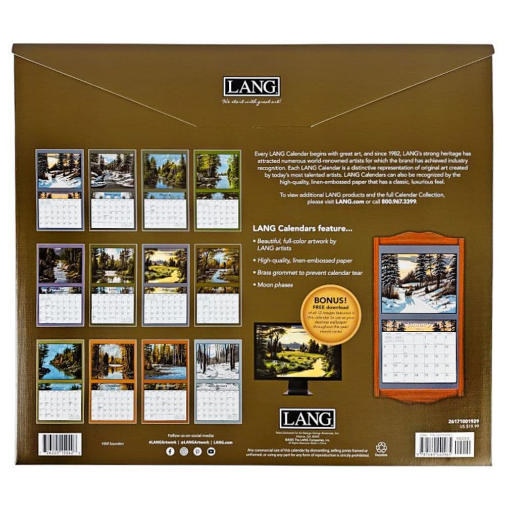 Lure of The Outdoors Special Edition 2026 Wall Calendar First Alternate Image