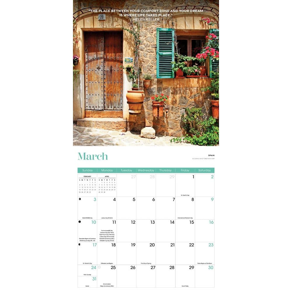 Doors and Windows 2024 Wall Calendar