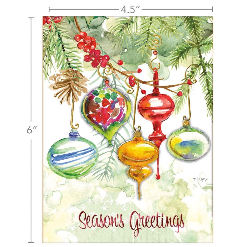 Christmas Ornaments Luxe Christmas Cards Alt5