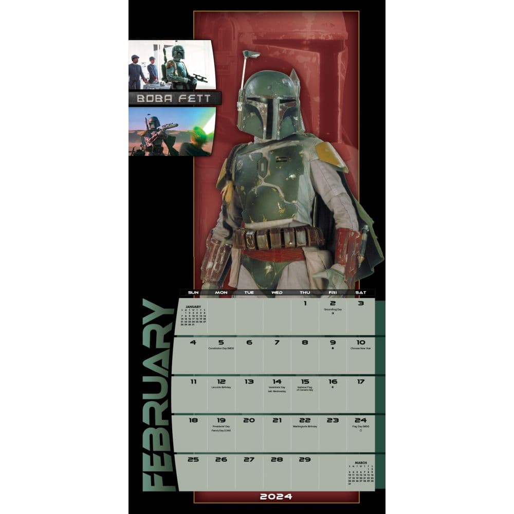 Star Wars Collectors Edition 2024 Wall Calendar Alternate Image 3