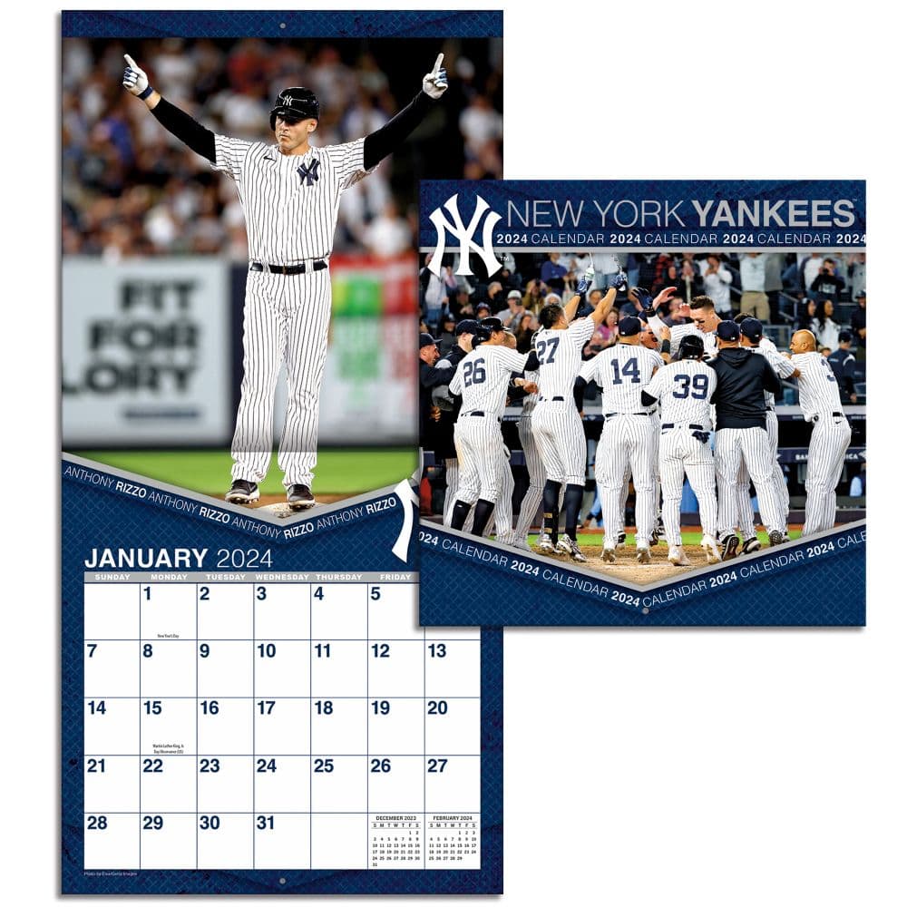 New York Yankees 2024 Mini Wall Calendar