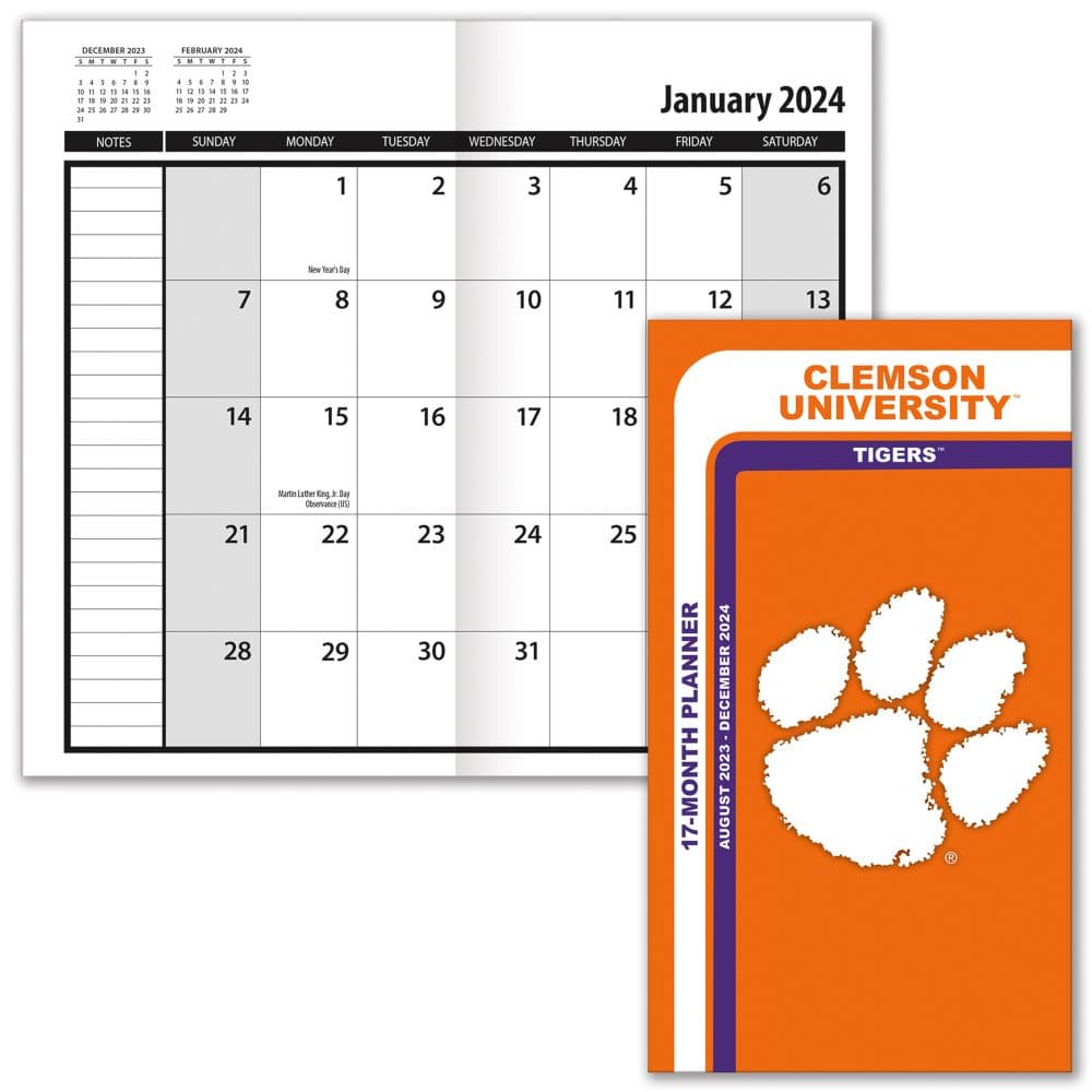 Clemson Tigers Pocket 2024 Planner First Alternate Image width=&quot;1000&quot; height=&quot;1000&quot;