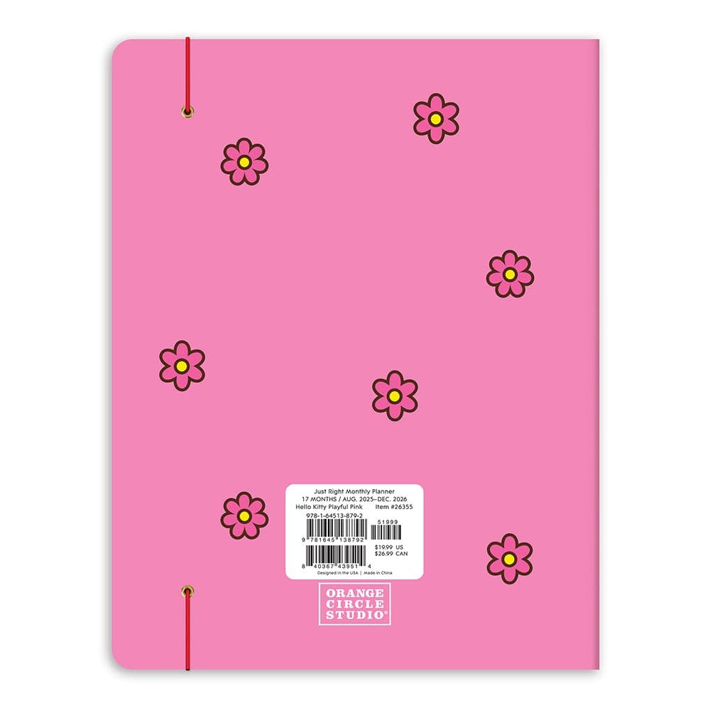 Hello Kitty Playful Pink Monthly 2026 Planner First Alternate Image