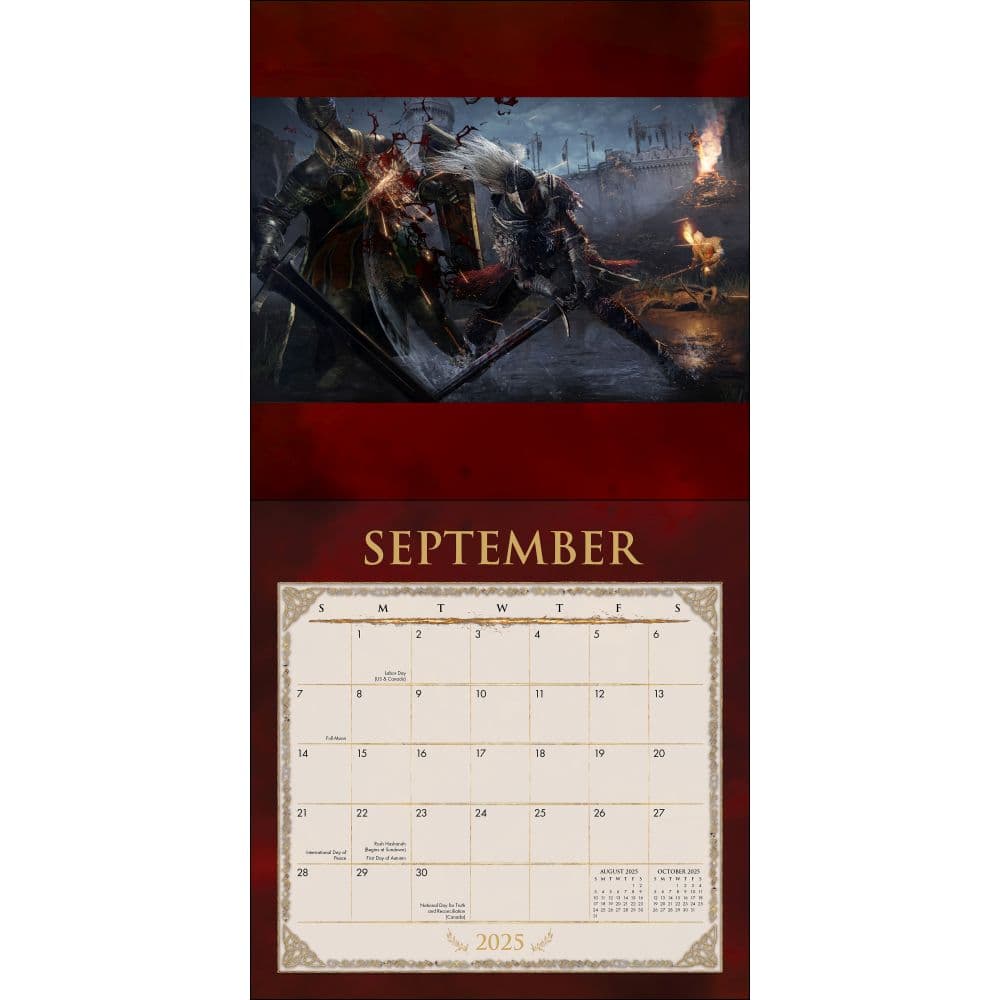 Elden Ring 2025 Wall Calendar Fourth Alternate Image width=&quot;1000&quot; height=&quot;1000&quot;