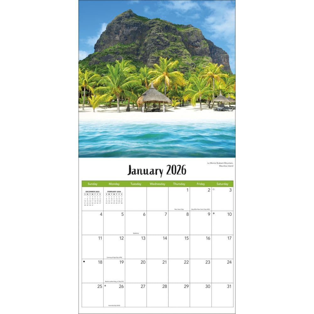 Beaches 2026 Wall Calendar_ALT3