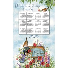 Floral Mail 2024 Towel Calendar