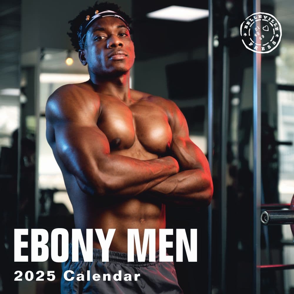 Ebony Men 2025 Wall Calendar Main Image