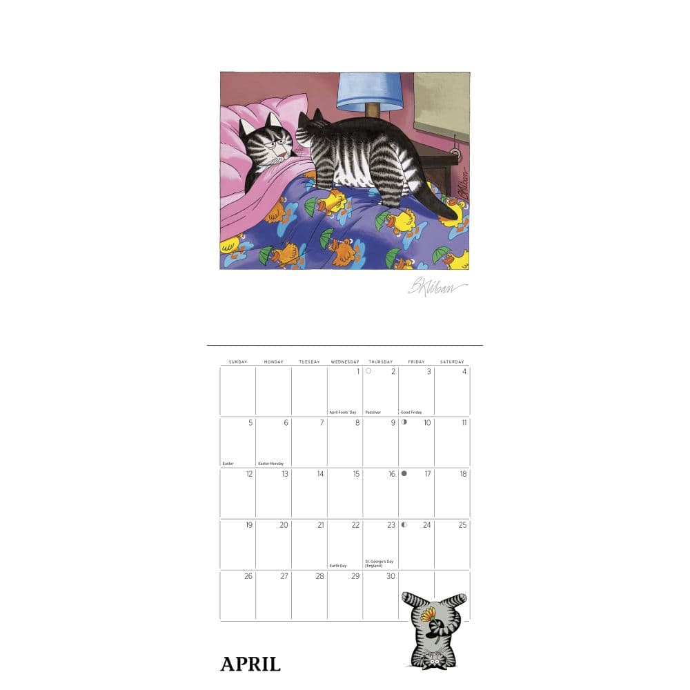 B Kliban Cat Special Edition 2026 Wall Calendar Fourth Alternate Image
