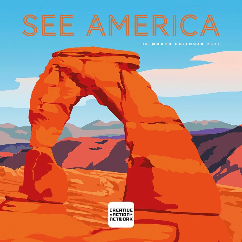 See America 2025 Wall Calendar Main Image