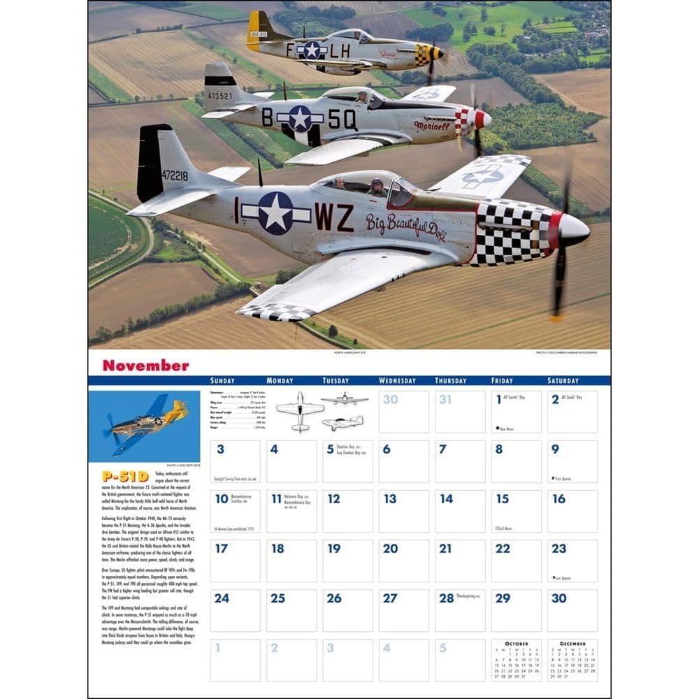 Golden Age of Flight 2024 Deluxe Wall Calendar