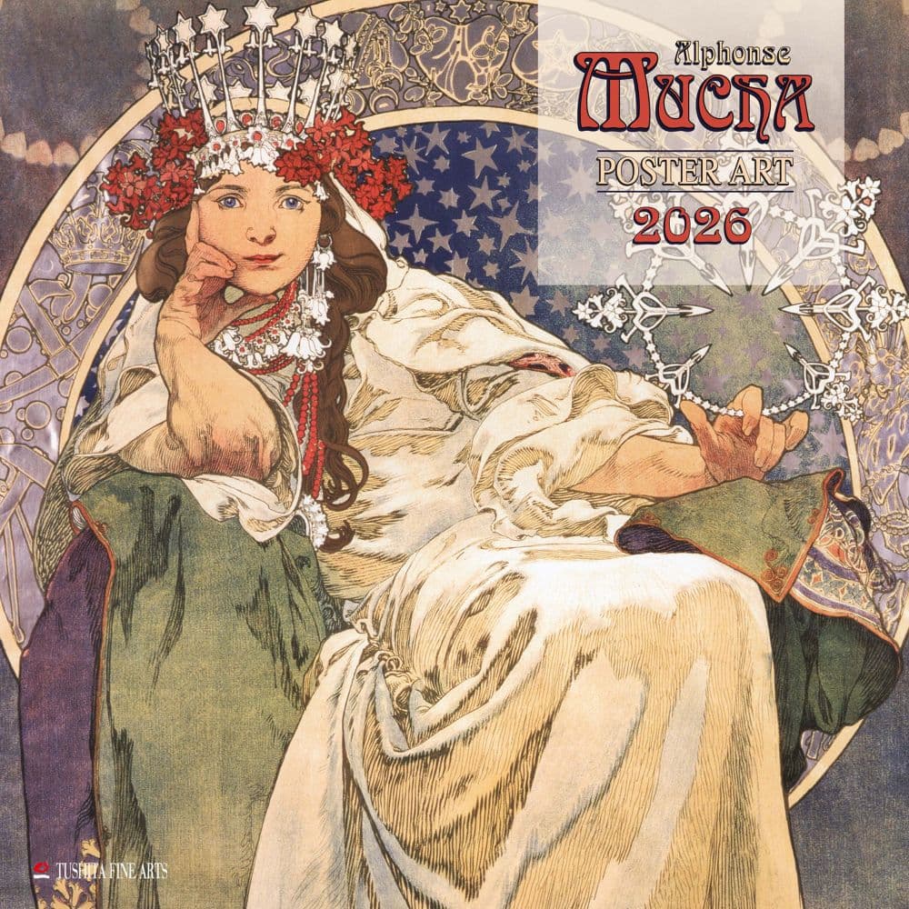 Mucha Poster Art 2026 Wall Calendar Main Image