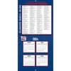 image New York Giants 2025 Mini Wall Calendar First Alternate Image