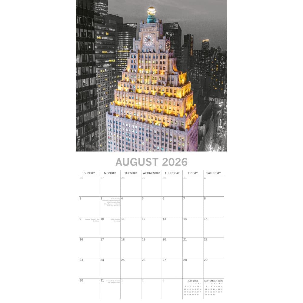 New York Limelight 2026 Wall Calendar Third Alternate Image