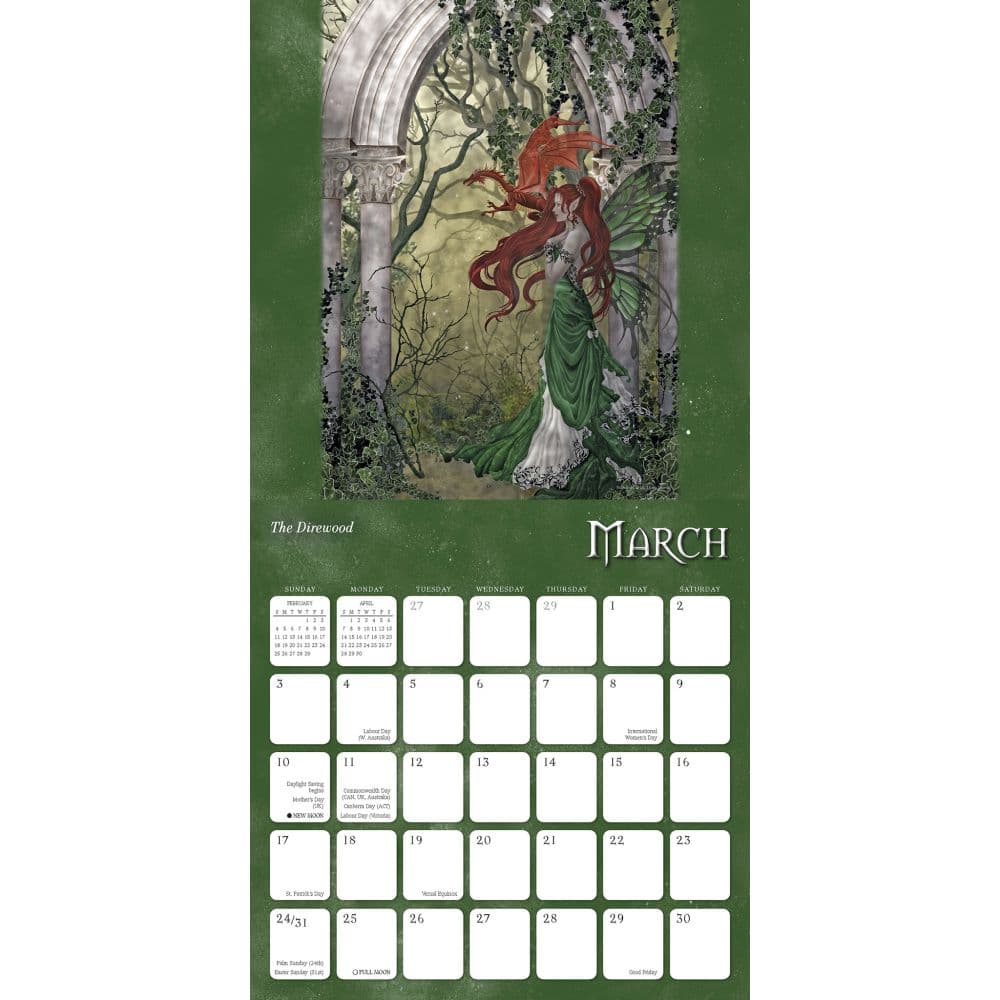 Dragon Witches 2024 Wall Calendar