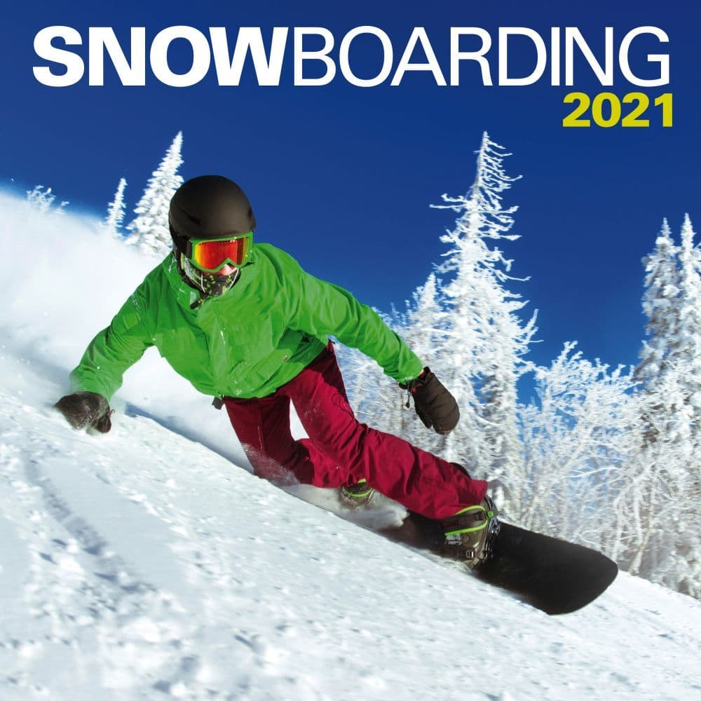 2021 Snowboarding Wall Calendar