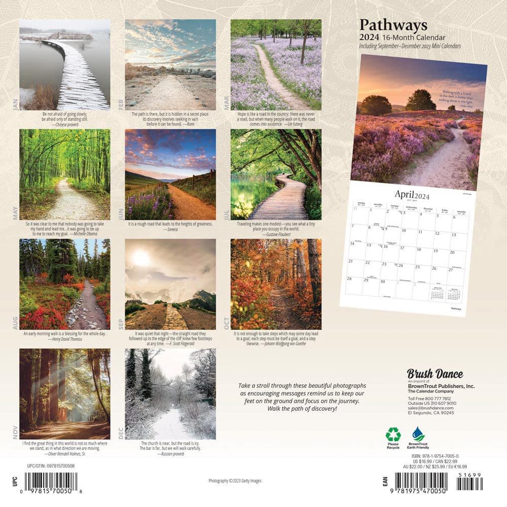 Pathways 2024 Wall Calendar