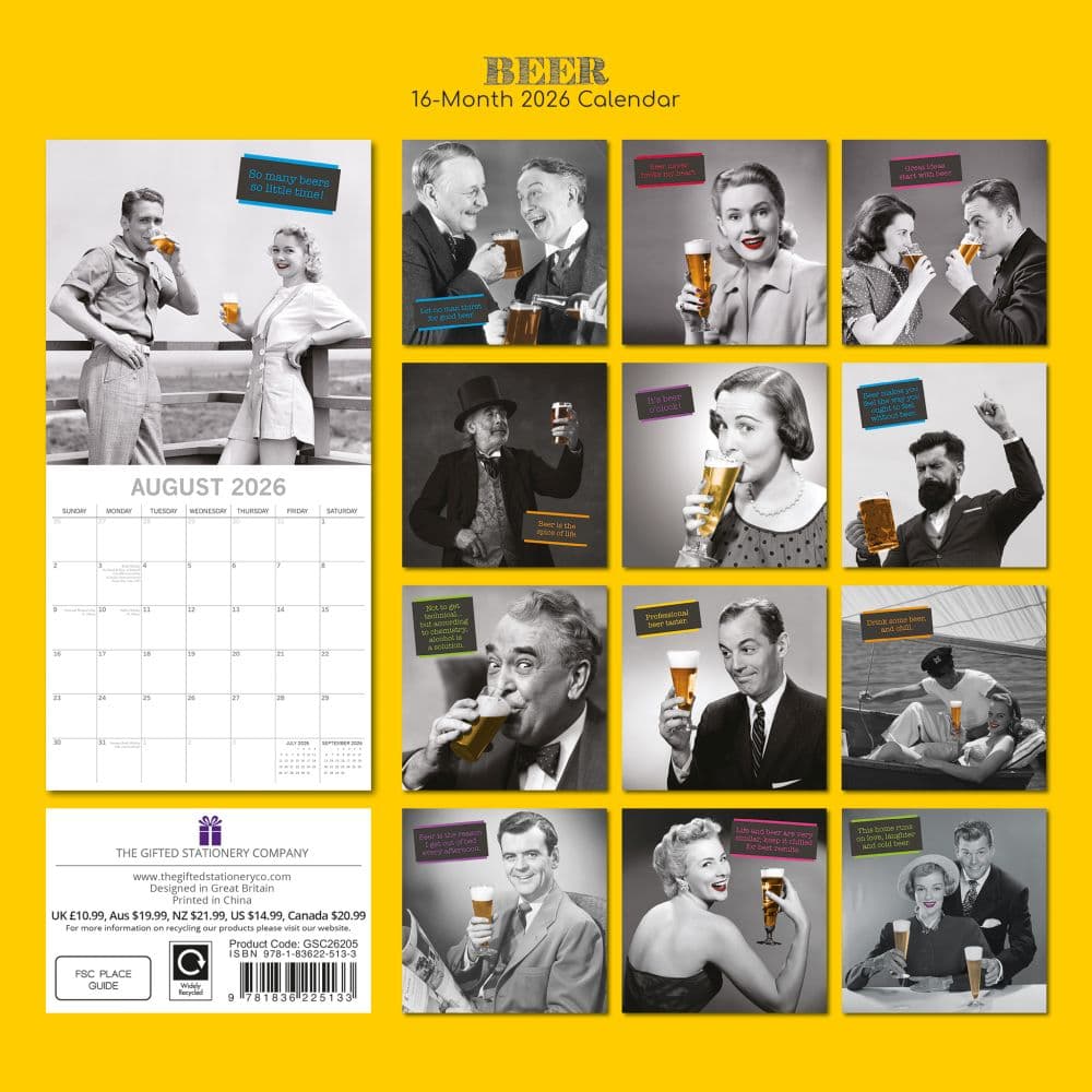 Beer Signs 2026 Wall Calendar First Alternate Image