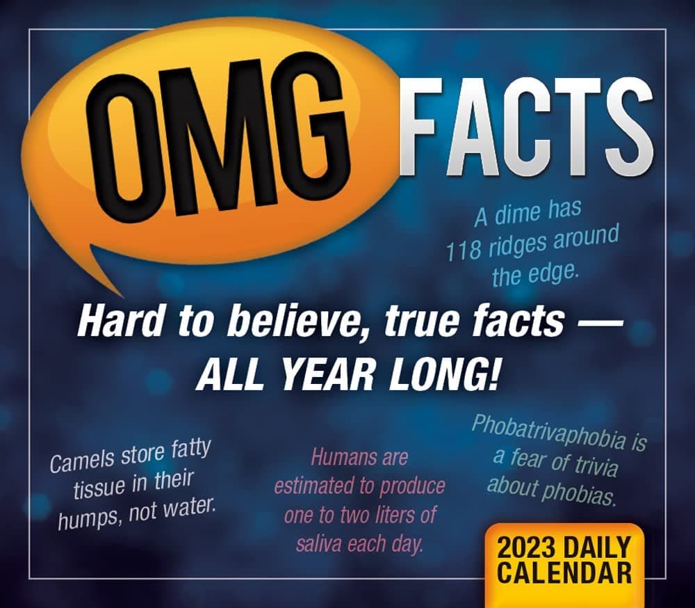 Sellers Publishing OMG Facts 2023 Desk Calendar