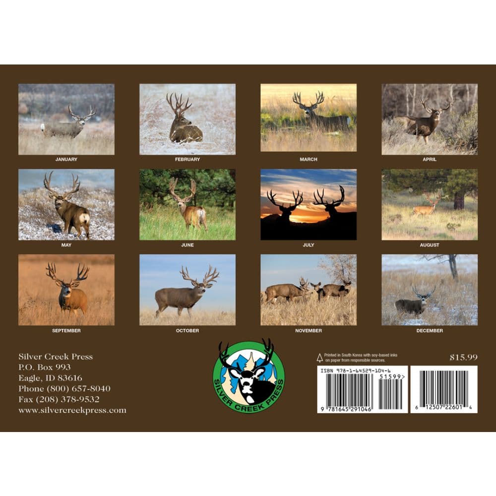 Mule Deer 2026 Wall Calendar First Alternate Image