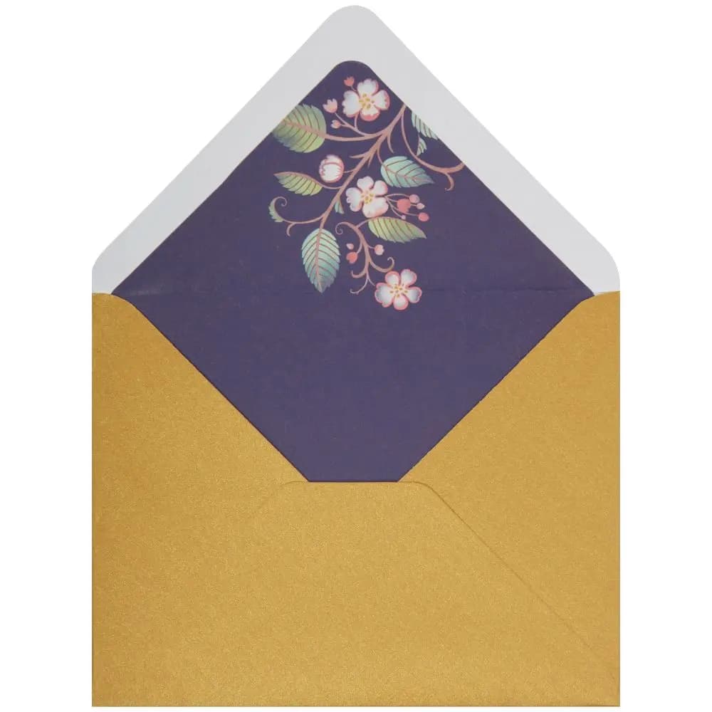 Apple and Text 8 Count Christmas Cards envelope