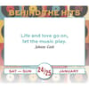 image Behind the Hits 2026 Desk Calendar Second Alternate Image