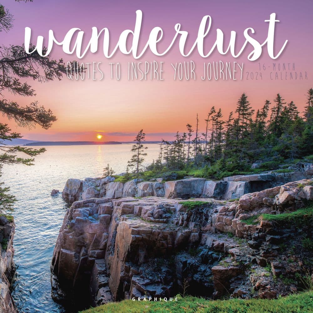 Wanderlust 2025 Wall Calendar