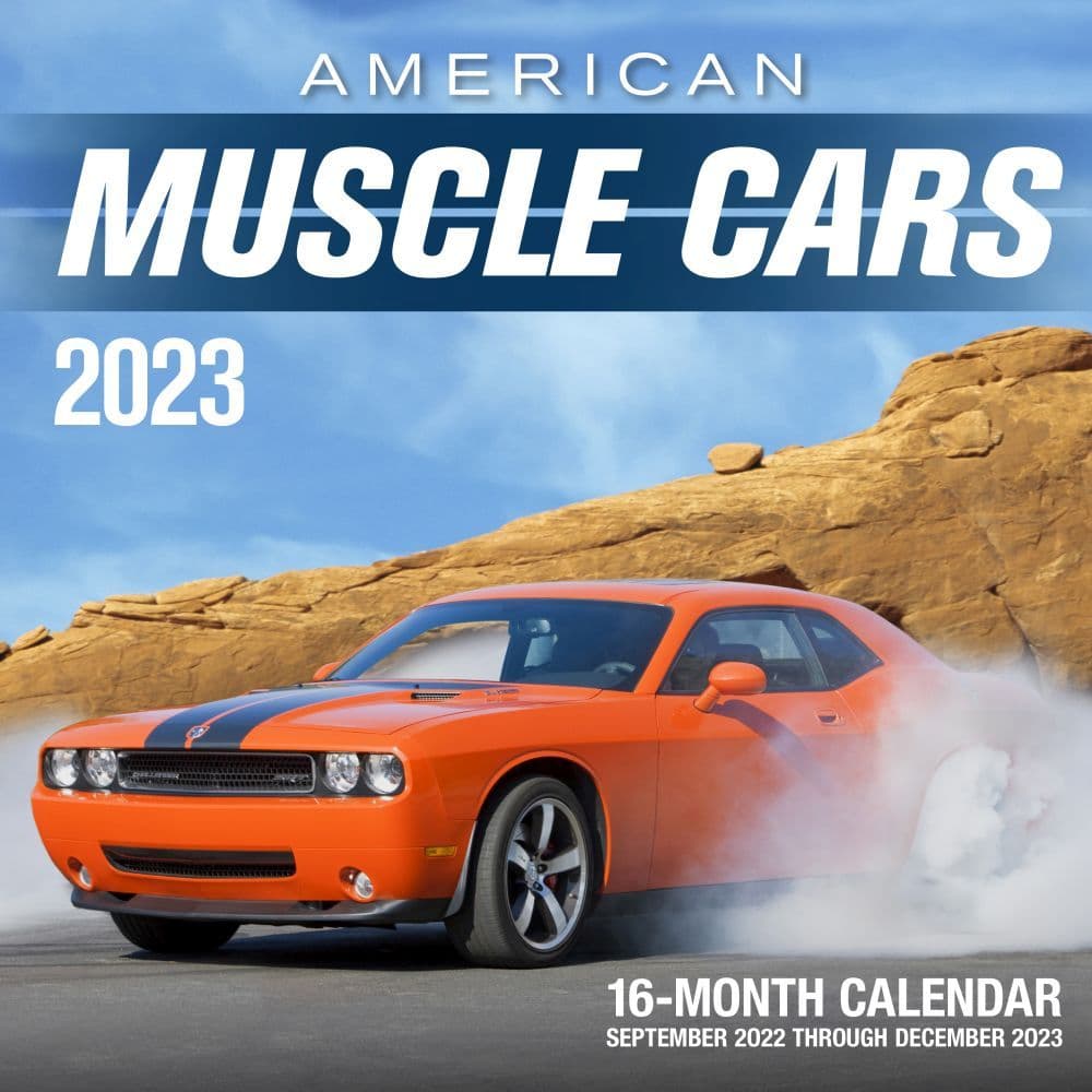 Muscle Car Classics 2023 Deluxe Wall Calendar